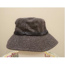 Banana Republic Mujer&apos;s Bucket Hat Wool and Leather Trim Brown M/L  eb-37537692